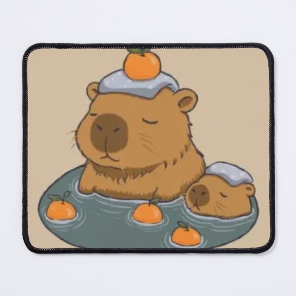 Item preview, Capybara Hot Spring designed and sold by DreaySketcher.