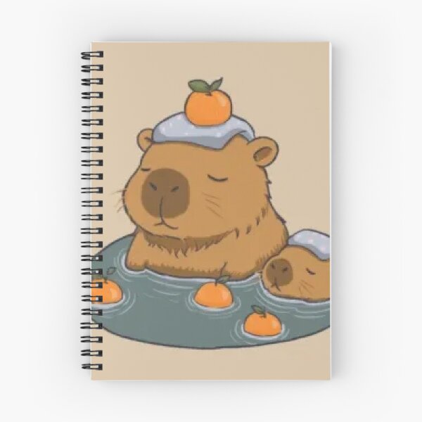Item preview, Capybara Hot Spring designed and sold by DreaySketcher.