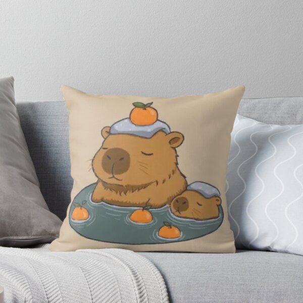 Item preview, Capybara Hot Spring designed and sold by DreaySketcher.