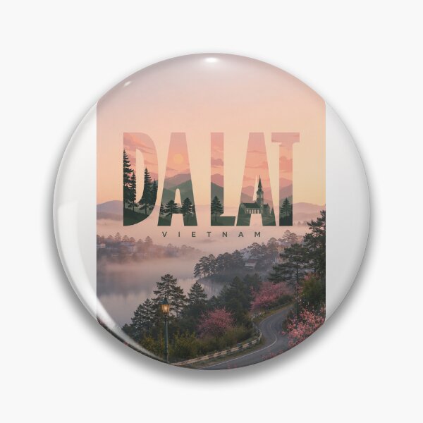 Item preview, Da Lat Vietnam Highlands Xuan Huong Lake and Lang Biang Landscape designed and sold by Places On Earth.