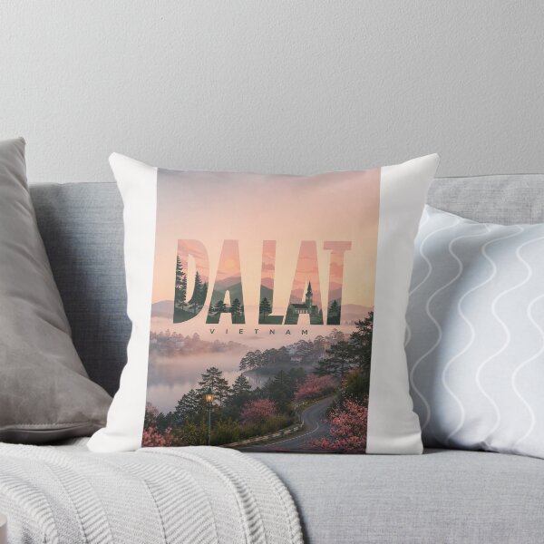 Item preview, Da Lat Vietnam Highlands Xuan Huong Lake and Lang Biang Landscape designed and sold by Places On Earth.