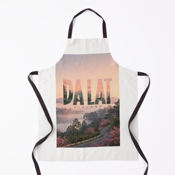 Item preview, Da Lat Vietnam Highlands Xuan Huong Lake and Lang Biang Landscape designed and sold by Places On Earth.
