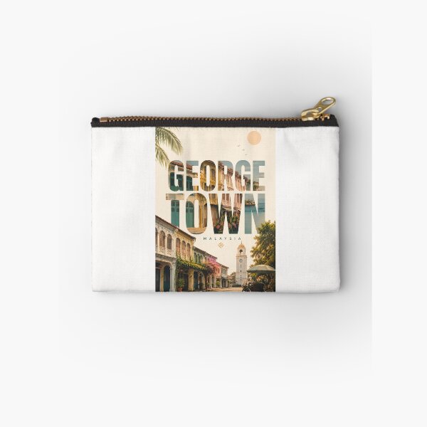 Item preview, George Town Penang Malaysia UNESCO Heritage Streets and Clock Tower designed and sold by Places On Earth.