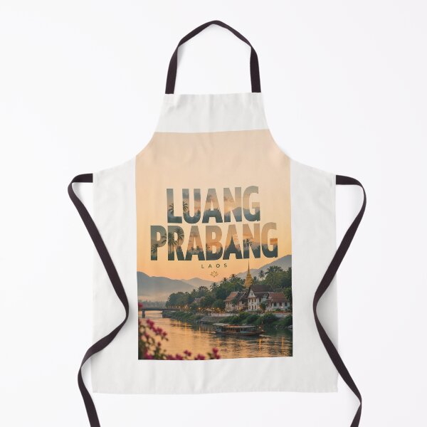 Item preview, Luang Prabang Laos Mekong River and Mount Phousi Heritage City designed and sold by Places On Earth.