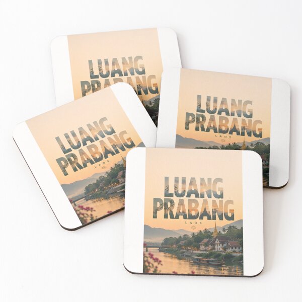Item preview, Luang Prabang Laos Mekong River and Mount Phousi Heritage City designed and sold by Places On Earth.