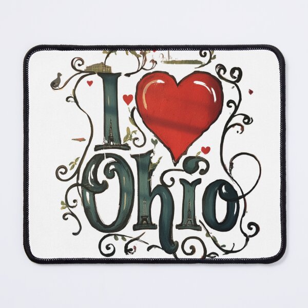 Item preview, I Love Ohio designed and sold by PamLeeDesign.