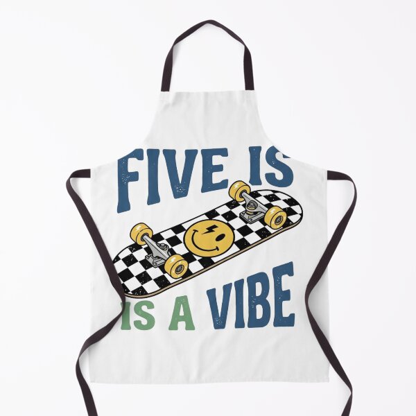 Item preview, Five is a Vibe - Retro Skater 5th Birthday designed and sold by raedattia.