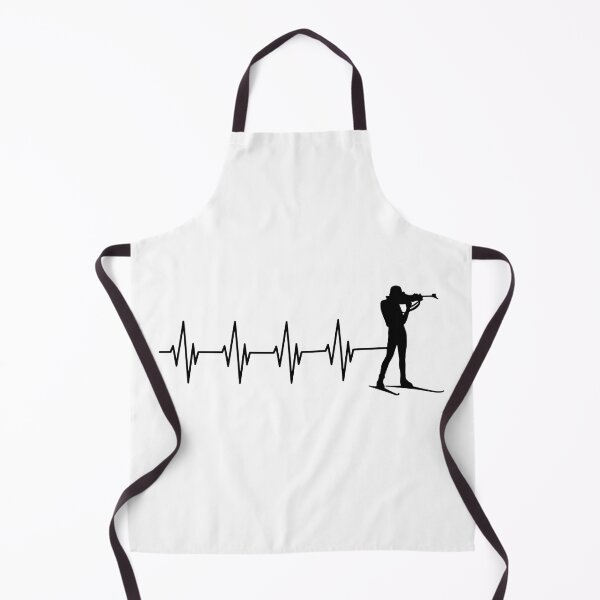 Item preview, Biathlon Heartbeat EKG Silhouette Graphic designed and sold by GiaoCalonas.