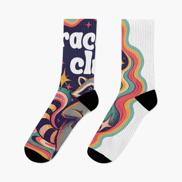 Item preview, Groovy Racoon Club design designed and sold by weedleaf420.