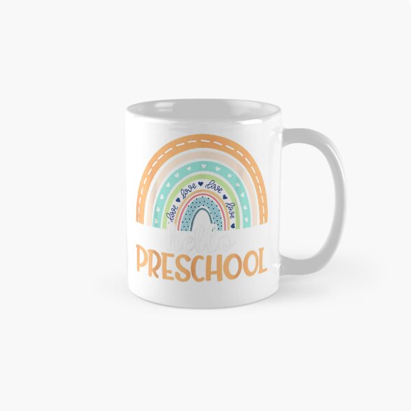 Item preview, Hello Preschool Rainbow Back To School Preschooler Teacher designed and sold by Bomebomst.
