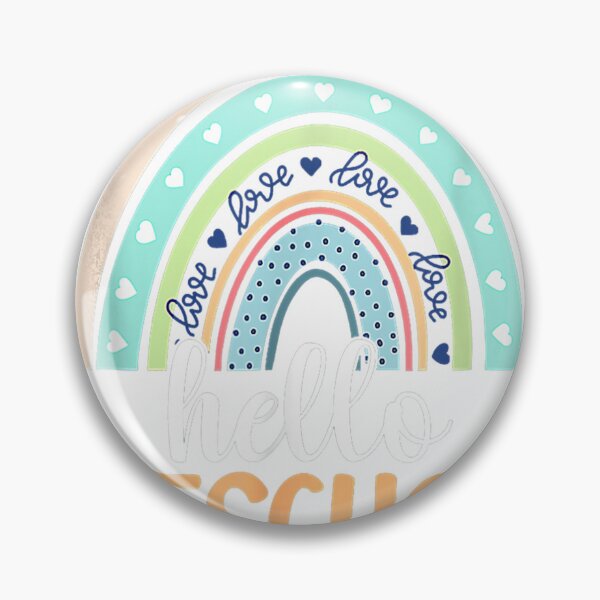Item preview, Hello Preschool Rainbow Back To School Preschooler Teacher designed and sold by Bomebomst.