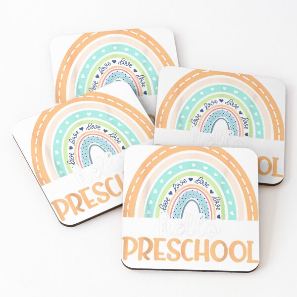 Item preview, Hello Preschool Rainbow Back To School Preschooler Teacher designed and sold by Bomebomst.