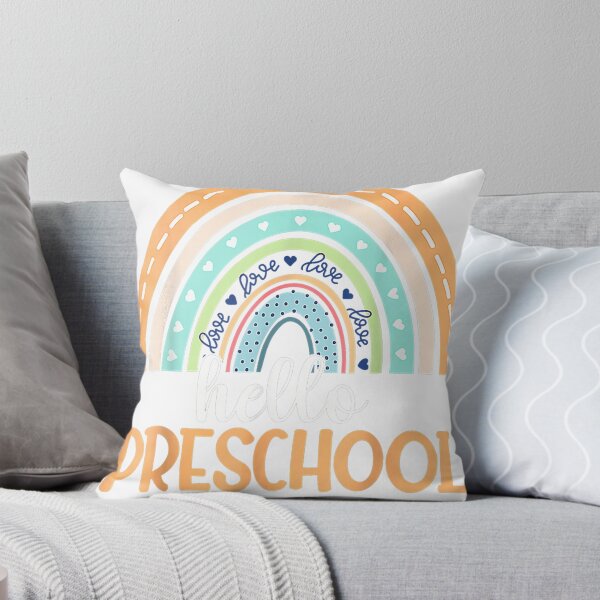 Item preview, Hello Preschool Rainbow Back To School Preschooler Teacher  designed and sold by Bomebomst.