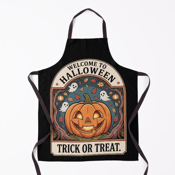 Item preview, Smiling Pumpkin Halloween Badge - Vintage Enchanted Forest Design with Ghosts & Lanterns designed and sold by fawzimorsy.