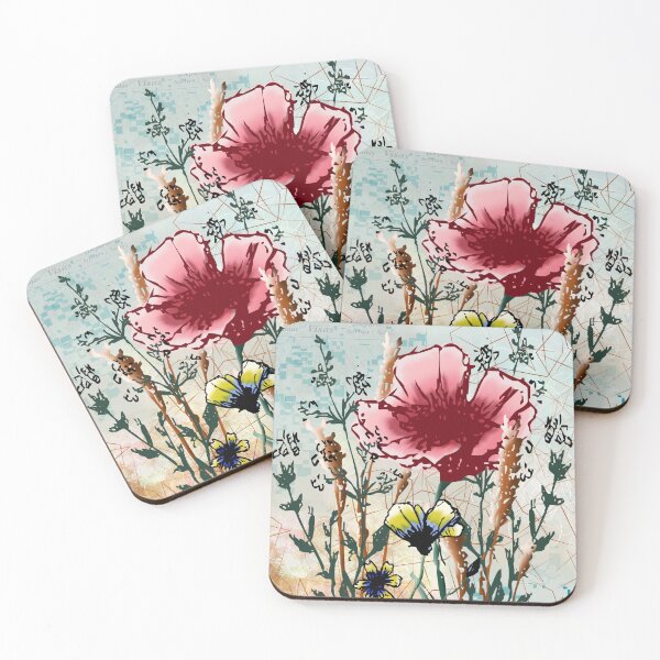 Item preview, Wildflower Meadow Mixed Media Botanical Art designed and sold by CityMouse-Art.