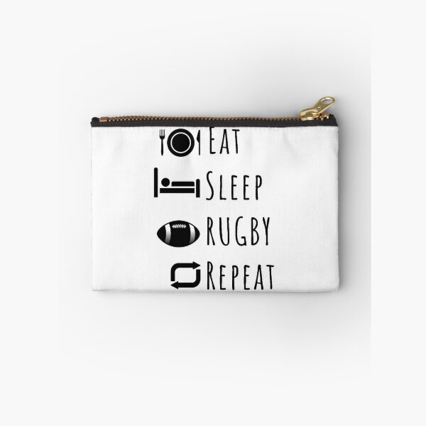 Item preview, Eat, Sleep, Rugby, Repeat designed and sold by DixieGirlStudio.