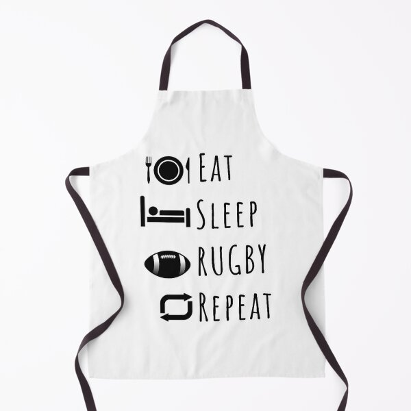 Item preview, Eat, Sleep, Rugby, Repeat designed and sold by DixieGirlStudio.