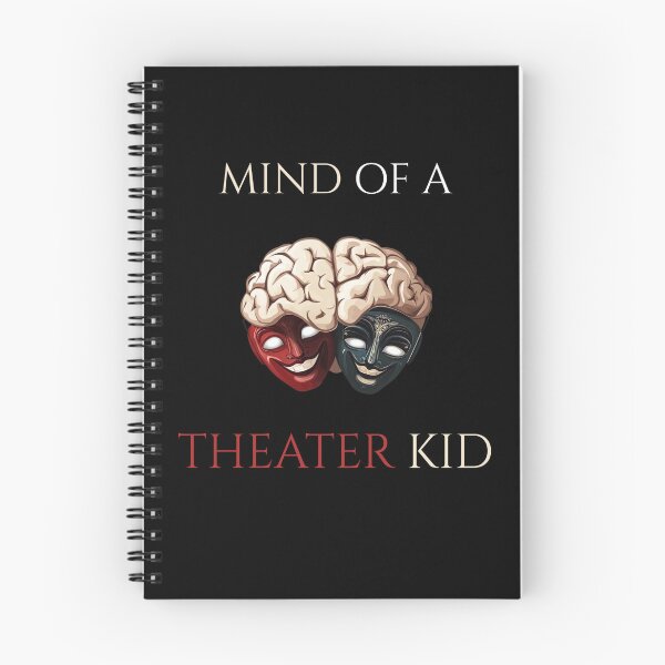 Item preview, Mind of a Theater Kid Drama Masks and Brain Design designed and sold by VectorForge.