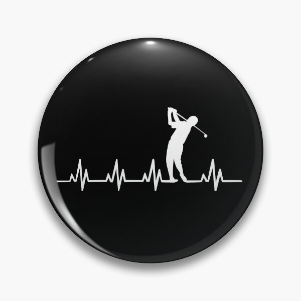 Item preview, Golf Heartbeat EKG Silhouette designed and sold by GiaoCalonas.