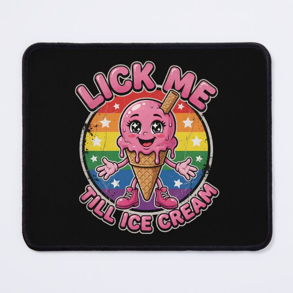 Item preview, Lick Me Till Ice Cream Rainbow Design designed and sold by TshirtsOnline-.