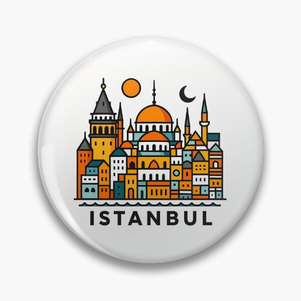 Item preview, Istanbul Turkey Travel Souvenir - Galata Tower & Hagia Sophia Cats Art designed and sold by OzzFrequency.