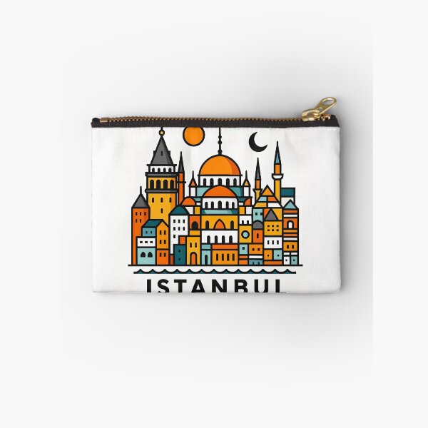 Item preview, Istanbul Turkey Travel Souvenir - Galata Tower & Hagia Sophia Cats Art designed and sold by OzzFrequency.