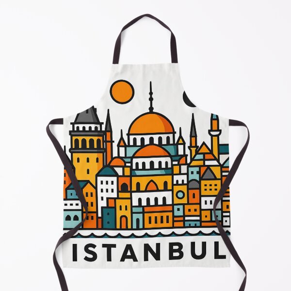 Item preview, Istanbul Turkey Travel Souvenir - Galata Tower & Hagia Sophia Cats Art designed and sold by OzzFrequency.