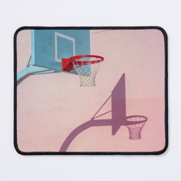 Item preview, Pastel Basketball Court Photography Minimalist Sports Aesthetic Contemporary Urban Design Colorful Hoop Artwork Gift For Basketball Player Gift For Sports Lover designed and sold by Kzara Visual.