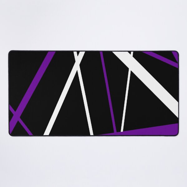 Item preview, Bold Purple Diagonal Lines White Accents designed and sold by taiche.