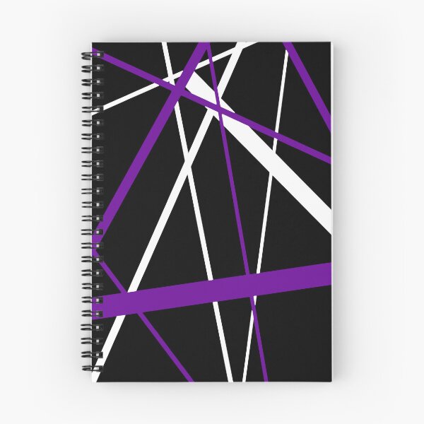 Item preview, Bold Purple Diagonal Lines White Accents designed and sold by taiche.