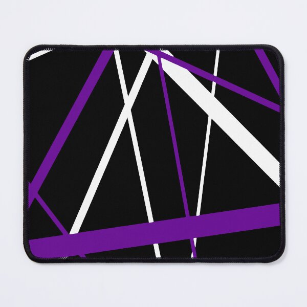 Item preview, Bold Purple Diagonal Lines White Accents designed and sold by taiche.