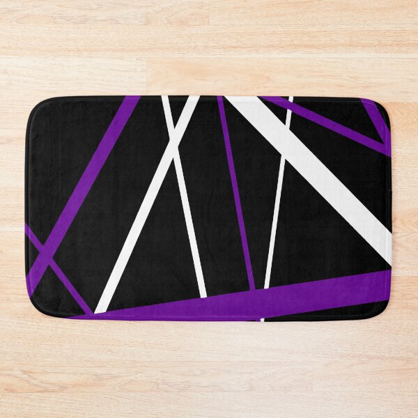 Item preview, Bold Purple Diagonal Lines White Accents designed and sold by taiche.