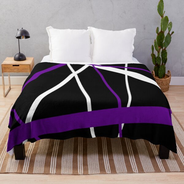 Item preview, Bold Purple Diagonal Lines White Accents designed and sold by taiche.