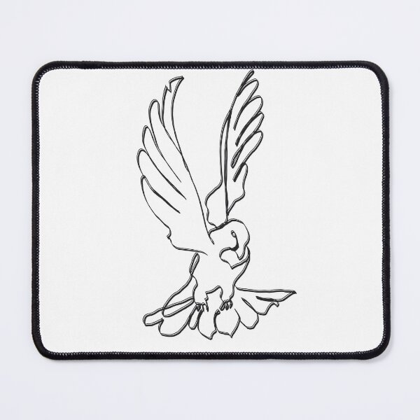 Item preview, Dove in Flight Line Art designed and sold by Utali.