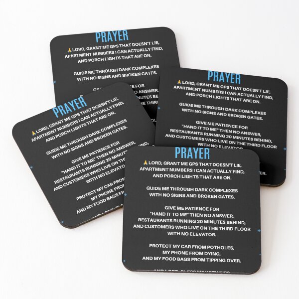 Item preview, Food deliverer's Prayer designed and sold by Goode-sense2025.