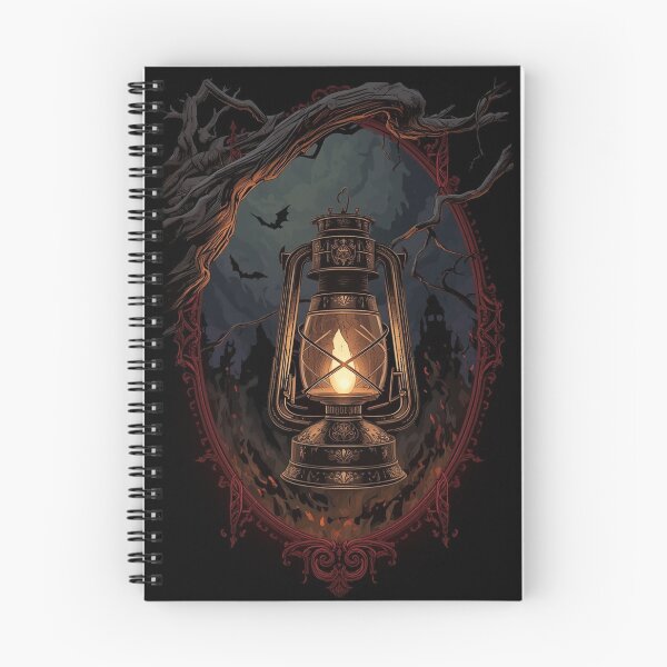 Item preview, Vintage Lantern Epic Dark Halloween Shirt designed and sold by SunnyDesign82.