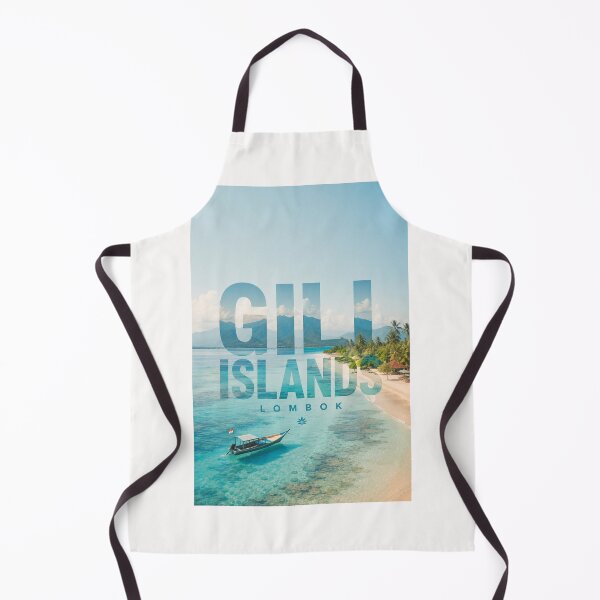Item preview, Gili Islands Lombok Indonesia Tropical Beaches and Mount Rinjani designed and sold by Places On Earth.