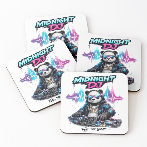 Item preview, Midnight DJ Panda Feel the Beat designed and sold by the-dovlat.