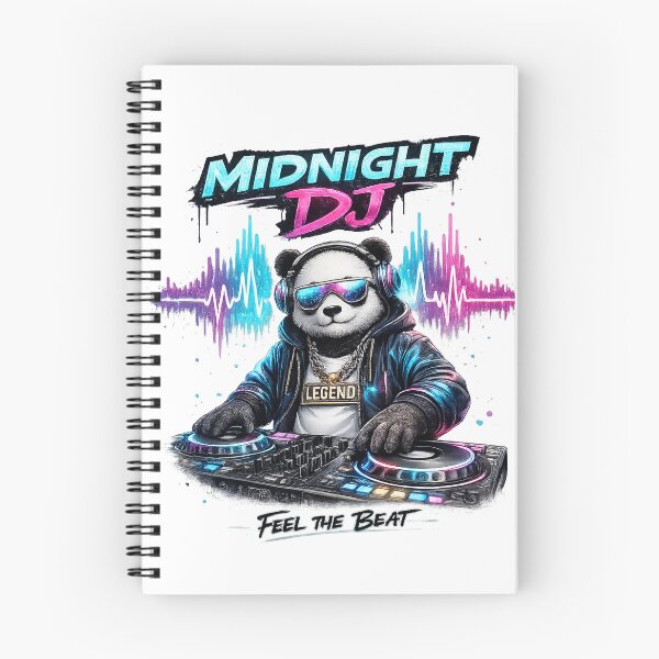Item preview, Midnight DJ Panda Feel the Beat designed and sold by the-dovlat.