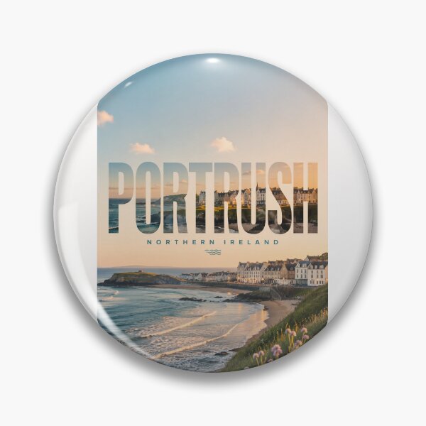 Item preview, Portrush Harbour, Causeway Coast and Atlantic Shoreline Northern Ireland designed and sold by Places On Earth.