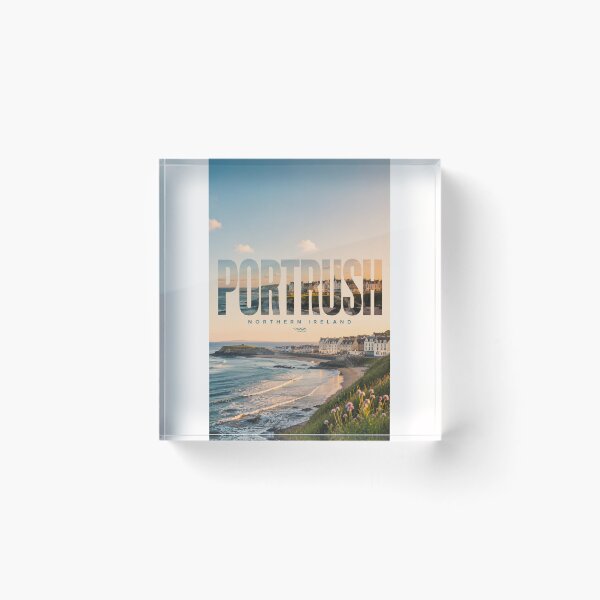 Item preview, Portrush Harbour, Causeway Coast and Atlantic Shoreline Northern Ireland designed and sold by Places On Earth.