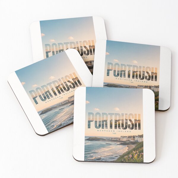 Item preview, Portrush Harbour, Causeway Coast and Atlantic Shoreline Northern Ireland designed and sold by Places On Earth.