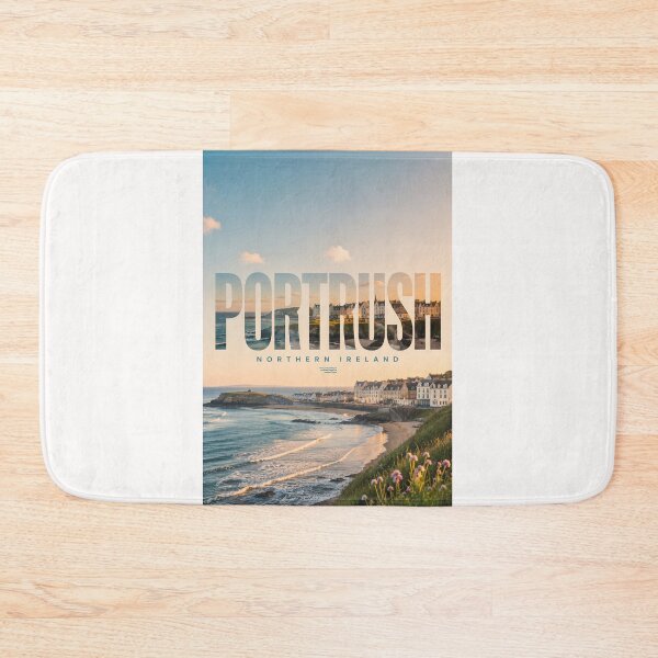 Item preview, Portrush Harbour, Causeway Coast and Atlantic Shoreline Northern Ireland designed and sold by Places On Earth.