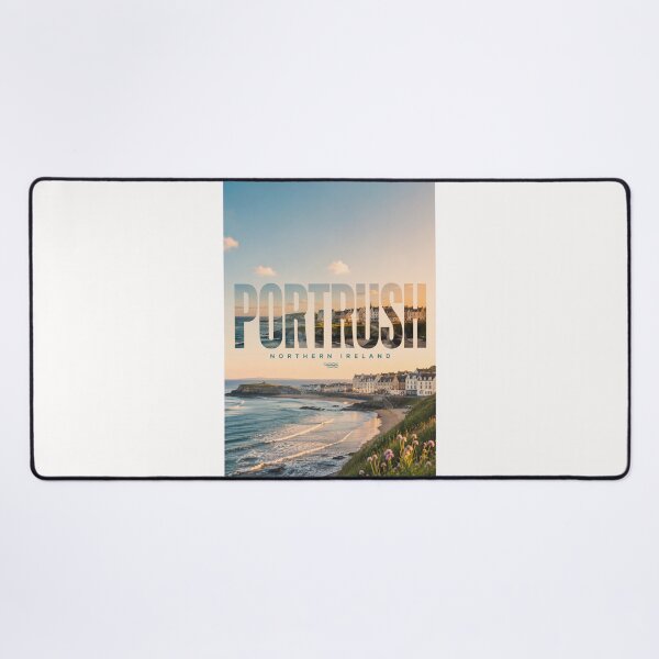 Item preview, Portrush Harbour, Causeway Coast and Atlantic Shoreline Northern Ireland designed and sold by Places On Earth.