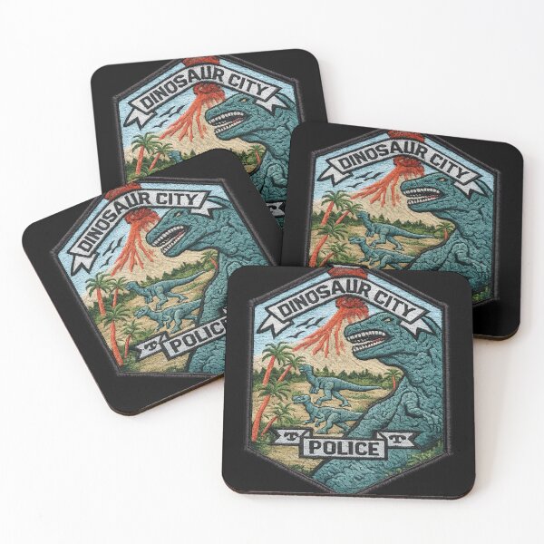 Item preview, Dinosaur Colorado Police Department designed and sold by LockedUp.