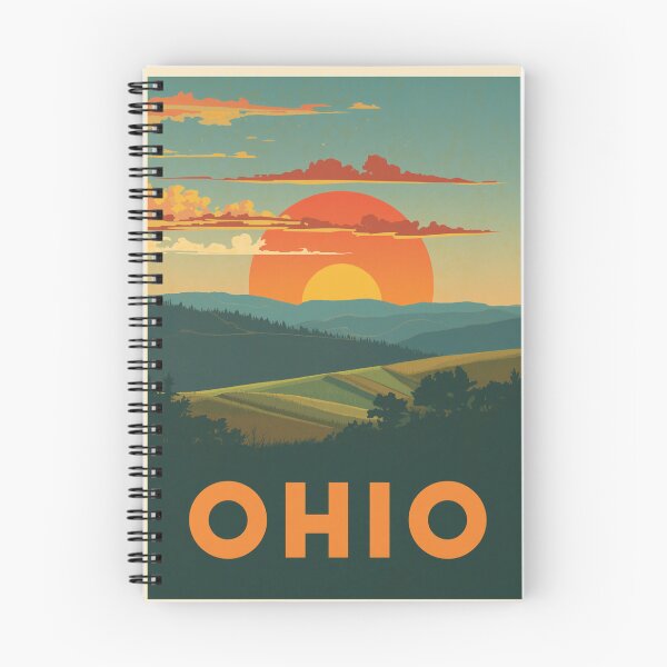 Aperçu de l'œuvre Ohio, États-Unis créée et vendue par PamLeeDesign.