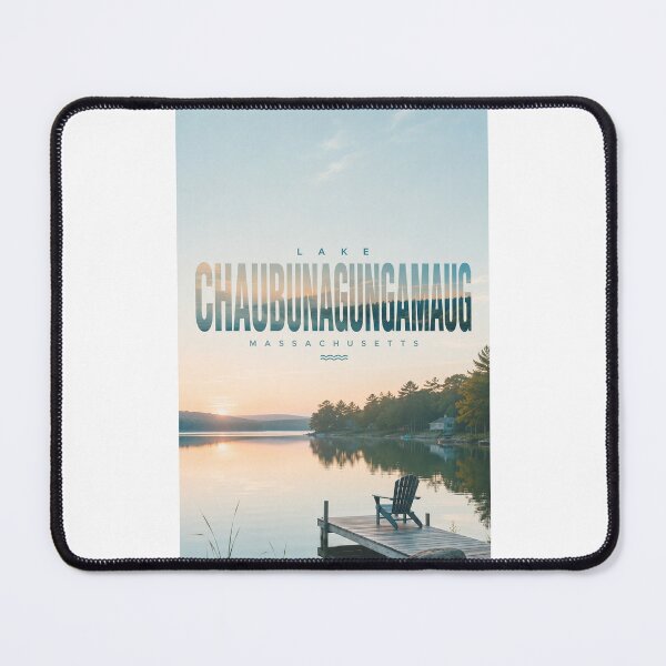 Item preview, Lake Chaubunagungamaug Scenic Waterfront, Webster Massachusetts designed and sold by Places On Earth.