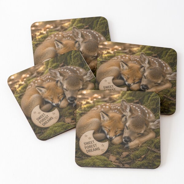 Item preview, Sweet Forest Dreams Fox Fawn Woodland Animals designed and sold by BagFactoryUK.