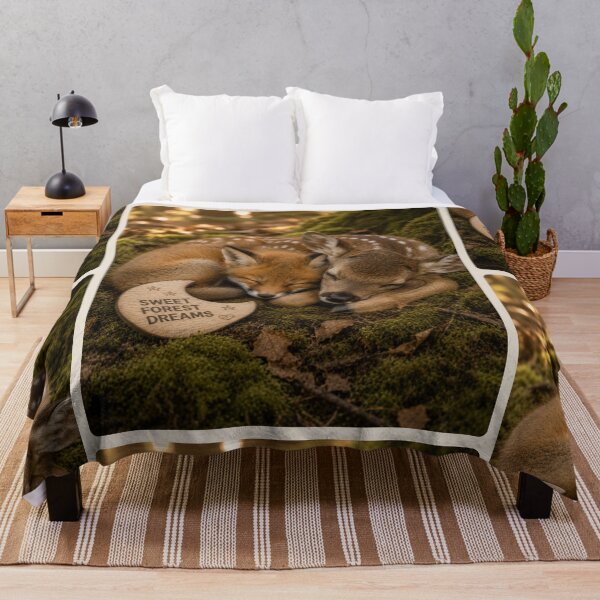 Item preview, Sweet Forest Dreams Fox Fawn Woodland Animals designed and sold by BagFactoryUK.
