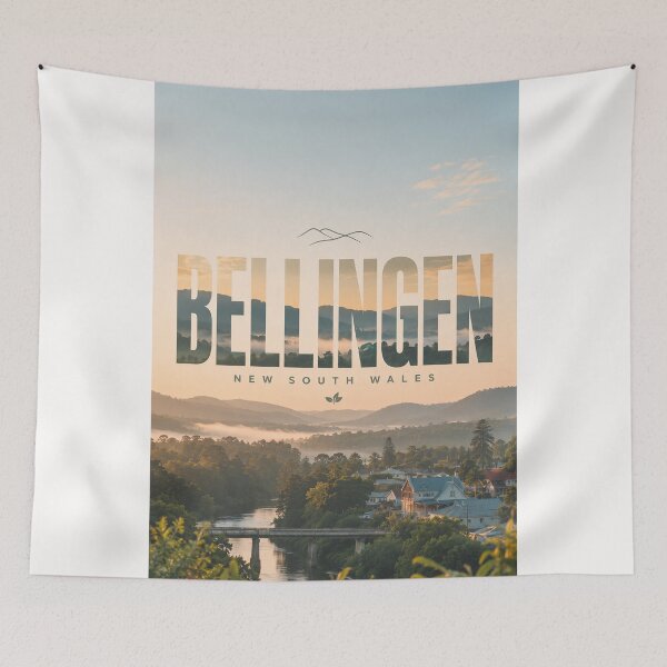 Item preview, Bellingen Valley and Bellinger River, New South Wales designed and sold by Places On Earth.